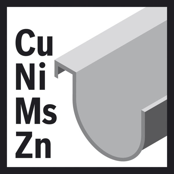 Symbolbild für Cu Ni Ms Zn Rinnenmaterial