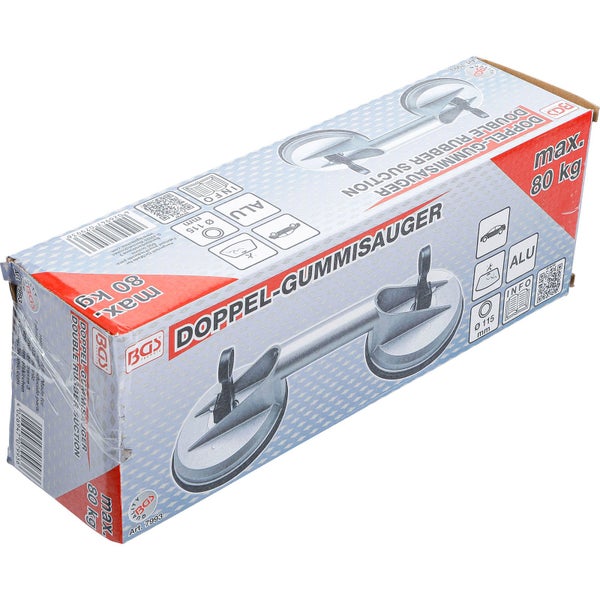 BGS Doppel-Gummisauger Aluminium Ø 115 mm - 7993