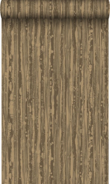 Origin Wallcoverings Tapete Streifen Kupferbraun - 53 cm x 10,05 m - 346643