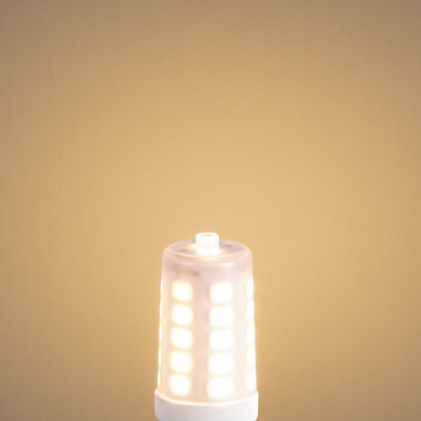 Leuchtendes LED-Leuchtmittel in Zylinderform.