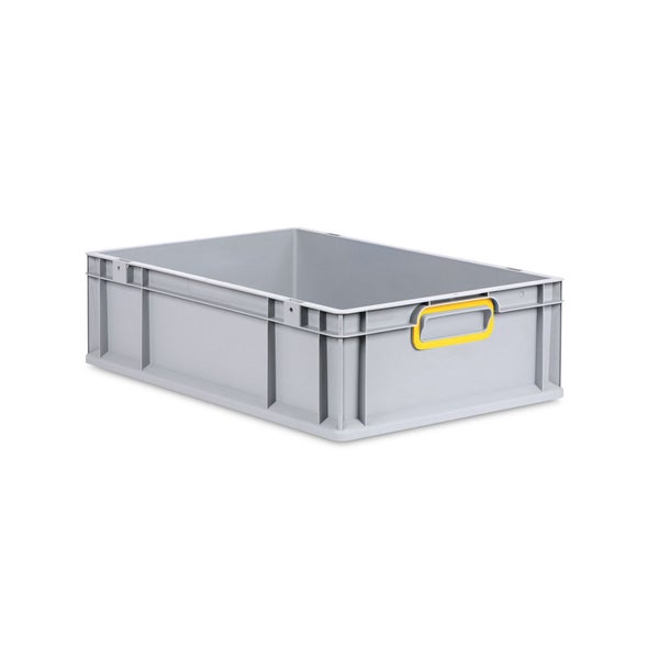 PROREGAL Eurobox Nextgen Color HxBxT 17 x 40 x 60 cm 34 Liter Griffe Gelb Geschlossen Glatter Boden Eurobehälter Transportbox