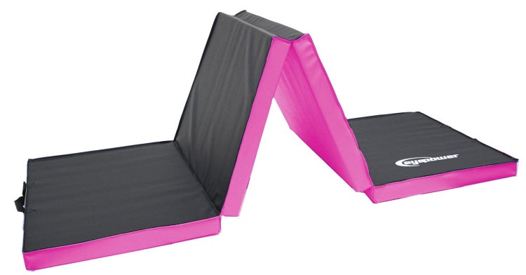 Faltbare Gymnastikmatte für Sport und Training mit Eyepower Logo