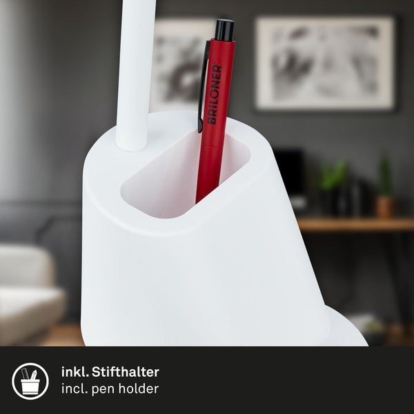 Schreibtischlampe Tischlampe Büro Schwenkbar Stiftehalter GU10