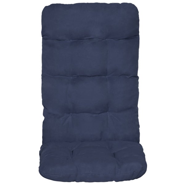 Beautissu Flair HL Hochlehner 120x50x8cm Dunkelblau (2tlg)
