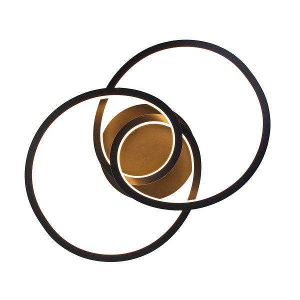 Moderne LED Deckenleuchte mit kreisförmigem Design