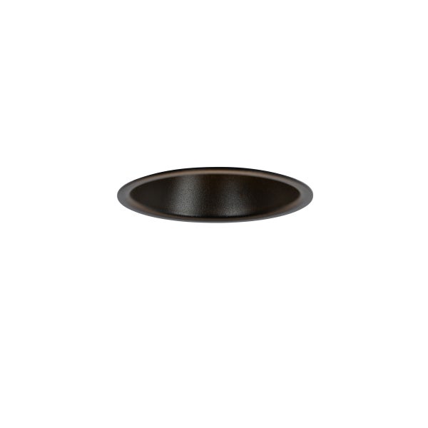 Set mit 12 modernen Einbaustrahlern schwarz GU10 35mm IP44 - Dept