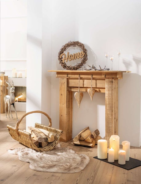 FRANK FLECHTWAREN | Holzkorb Trend-Weide, WEIDE, 59 x 40 x 19 cm, GH 41 cm