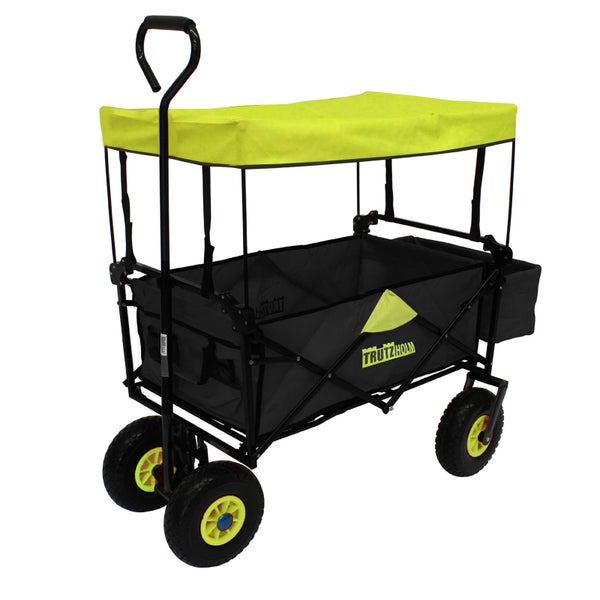 Bollerwagen mit Dach und Trutzholm Logo