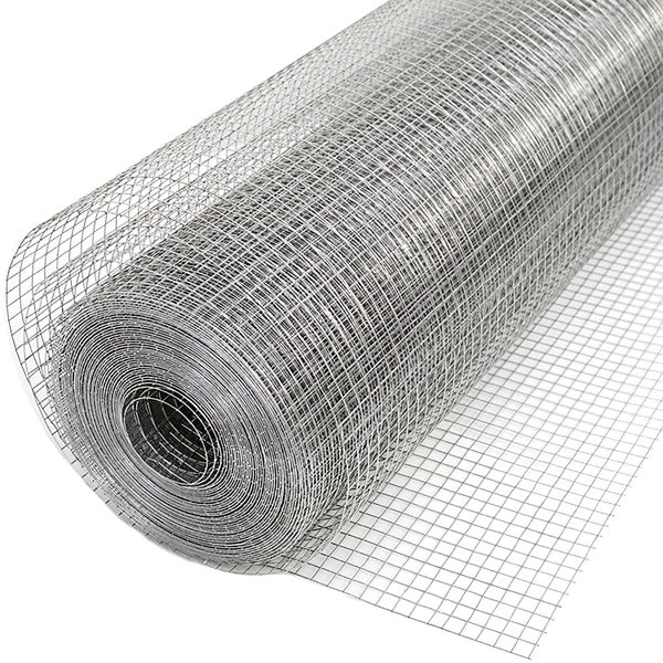 Rolle punktgeschweißtes Drahtgitter aus Metall mit quadratischen Maschen für Zäune und Gehege.