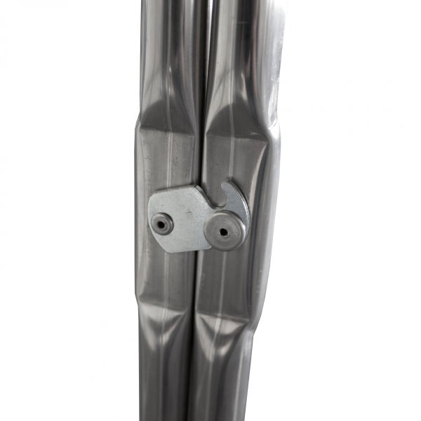 Detailansicht einer Sicherung an einem Gerüst