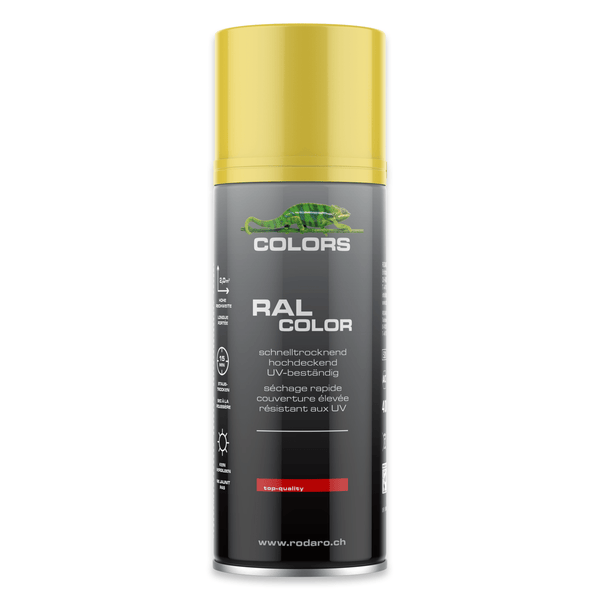 COLORS Sprühlack 400ml RAL 1021 Rapsgelb Glanz