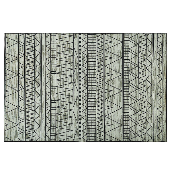 Teppich KEBAN Schwarz 160 x 230 cm