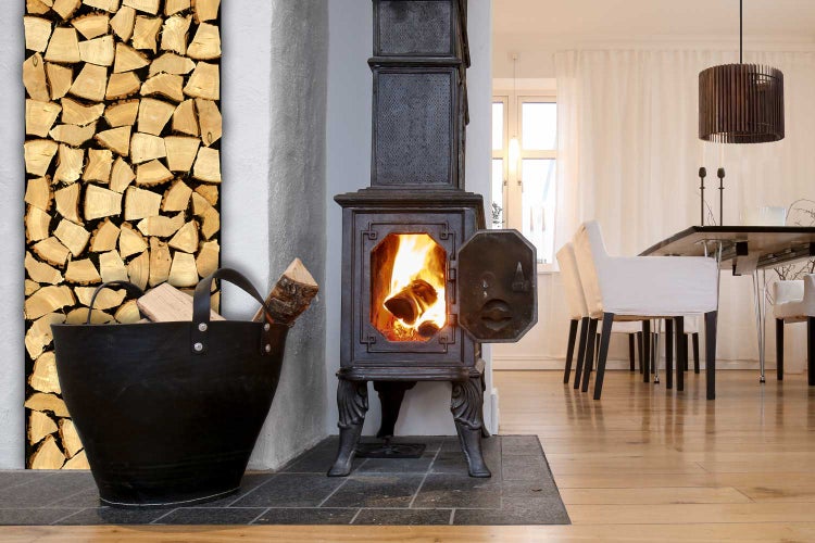 wodewa Holz-Wandverkleidung, Kaminholz-Board - Moderne Wanddekoration für Wohnzimmer, Küche, Bad, Schlafzimmer und Flur