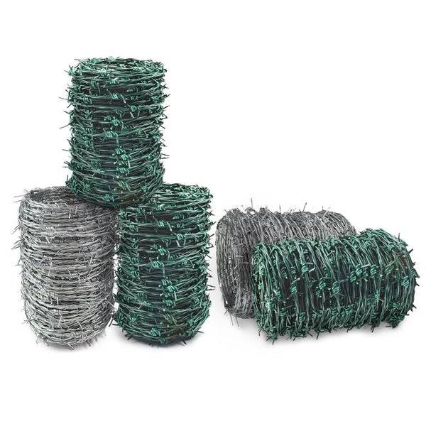 FLOORDIREKT Stacheldraht - Verzinkt - 1,7 mm Drahtstärke - 50 m