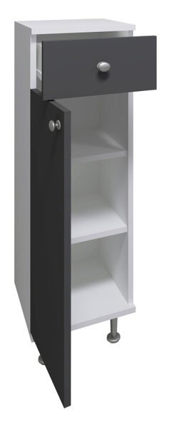 Badmöbel Midischrank Badschrank Schublade Nilosi