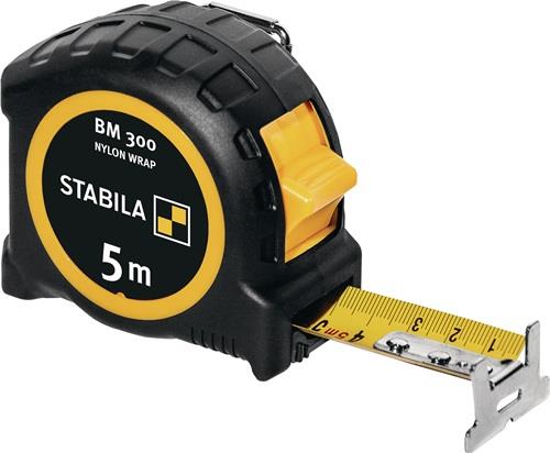 Stabila Taschenbandmaß BM 300 5 m metrische Skala - 19577