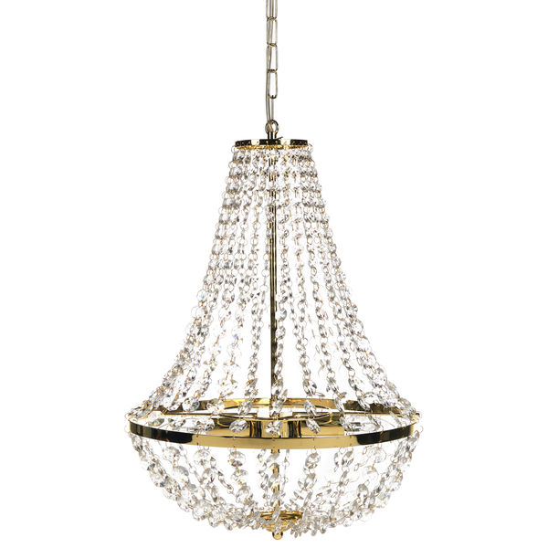 Kronleuchter DIAMANTE Metall Gold
