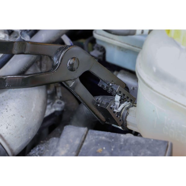 Sprengringzange mit blauem Griff