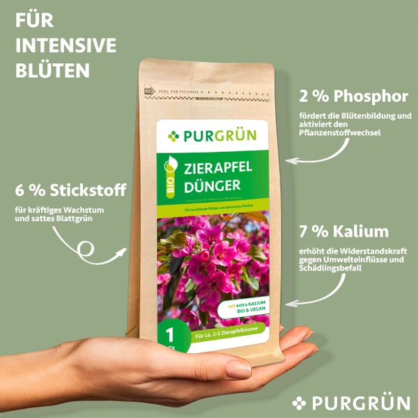 Purgrün Bio-Zierapfel-Dünger 1 kg