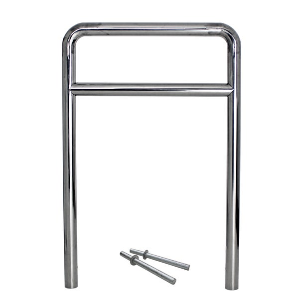 Haltegriff aus Edelstahl mit Befestigungsmaterial