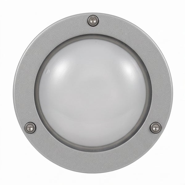 Runder LED Bodeneinbaustrahler aus Metall für den Außenbereich