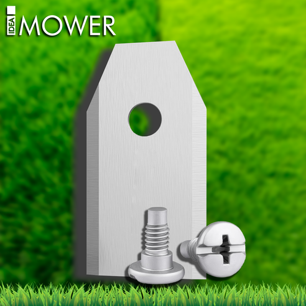 Messer und Schraube für Rasenmäher