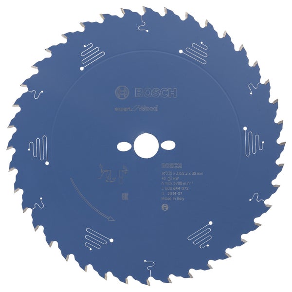 Bosch Kreissägeblatt Expert for Wood für Handkreissägen 335 x 30 x 3 mm 40 - 2608644072