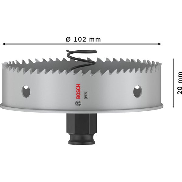 Bosch PRO Sheet Metal PC Plus Lochsäge 102 mm - 2608594470