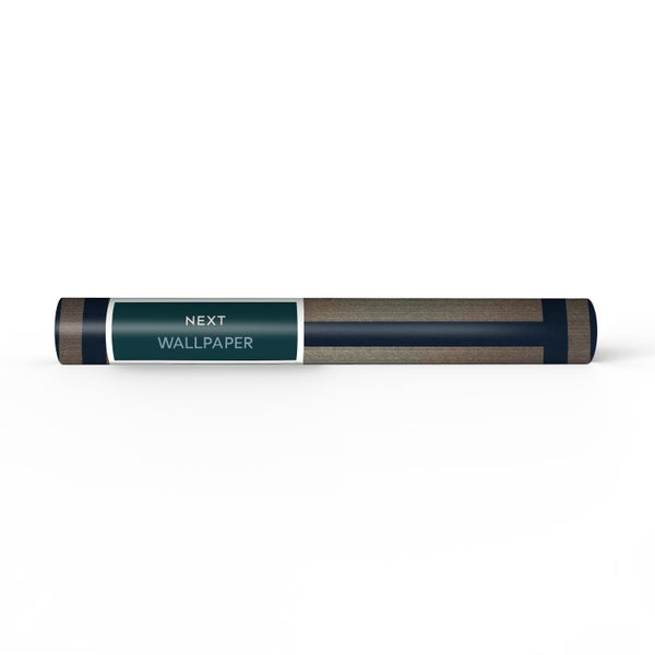 Next Vliestapete | Metallic Greek Key - Blau - 10mx52cm