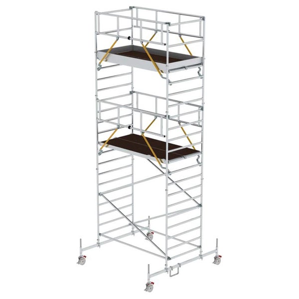 MUNK Rollgerüst SG mit Doppelplattform 1,35x2,45m Plattform 7,78m AH