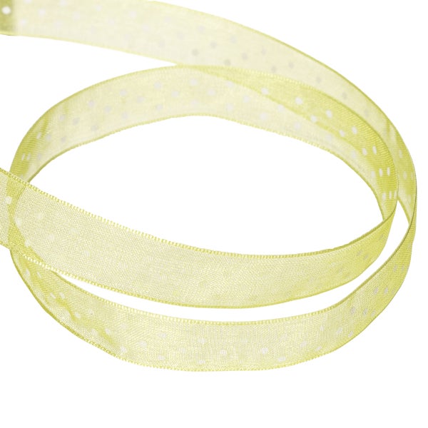 Dekoratives Geschenkband mit Punktmuster