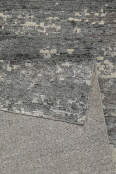 Esprit Kurzflor Teppich Grau aus Wolle Brookville 200x300 cm