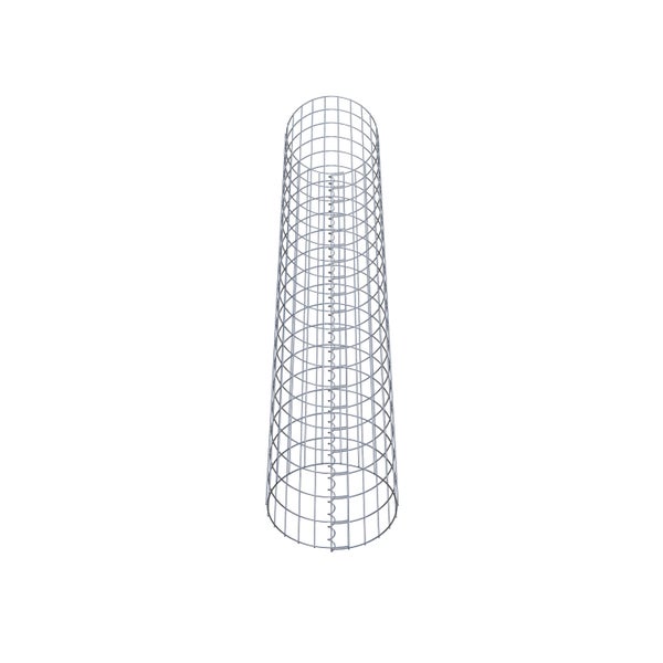 Gabionensäule Durchmesser 37 cm, MW 5 x 10 cm rund - Höhe: 2,00 m