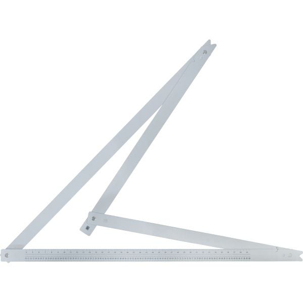 Triuso Bauwinkel zusammenklappbar f. 45/90 Grad Länge 122x122x172cm - 1 Stück