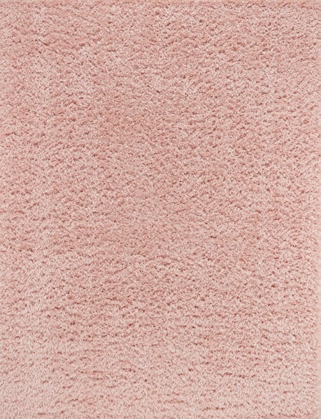 Moderner Hochfloriger Shaggy Teppich Hellrosa 120x180 cm SOSO