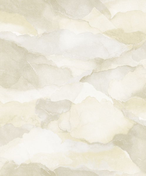 Masureel Tapete Wolken Gelb - 53 cm x 10.05 m - 631971