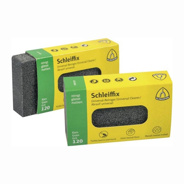 KLINGSPOR Handschleifblock Schleiffix 80 x 50 x 20 mm Körnung 60 - 13801