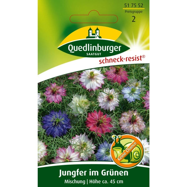 Jungfer im Grünen Mischung Samen von Quedlinburger SAATGUT