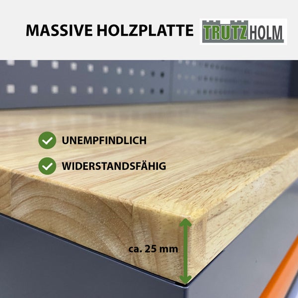 Werkstattwand 13-tlg. Werkstattschranksystem modular 260 x 183 cm Stahl Werkstatteinrichtung orange