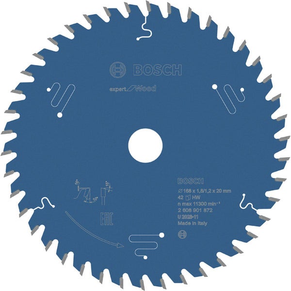 Bosch Logo Expert Wood Kreissägeblatt, 168x1,8/1,2x20 mm