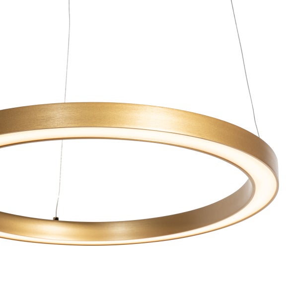 Kreisförmige Hängeleuchte mit Beleuchtung