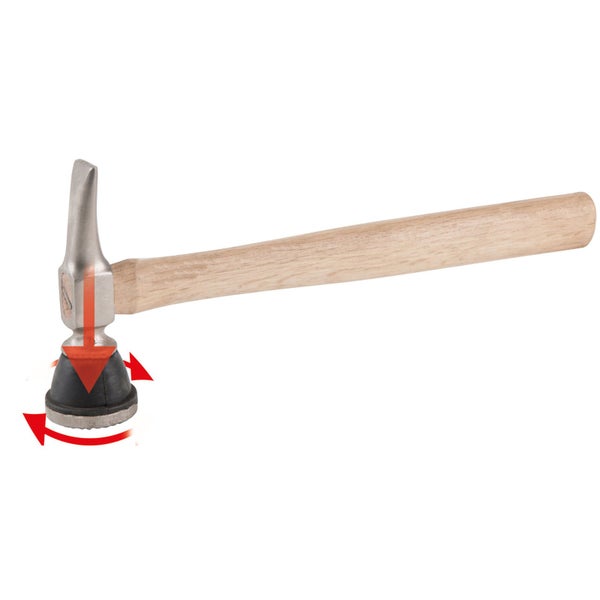 KS TOOLS Karosserie-Riffelhammer grob rund/spitz - 140.2109