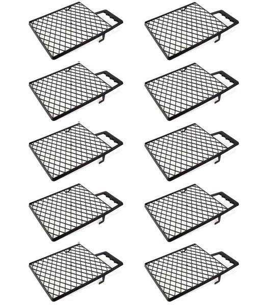 10 x Abstreifgitter Farbgitter Malergitter Farbabstreifgitter Kunststoff 26x28cm