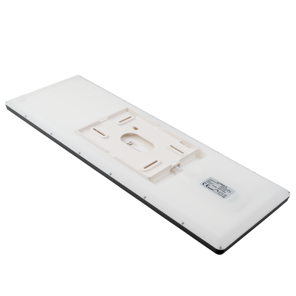 Rückansicht einer LED-Deckenleuchte mit Montageplatte