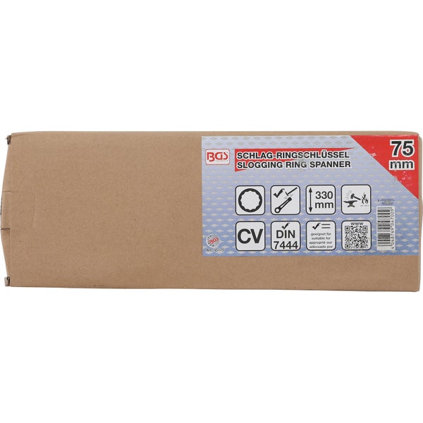 BGS Schlag-Ringschlüssel SW 75 mm - 35175