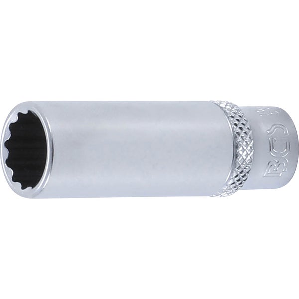 BGS Steckschlüssel-Einsatz Zwölfkant tief Antrieb Innenvierkant 6,3 mm (1/4) SW 11 mm - 10711