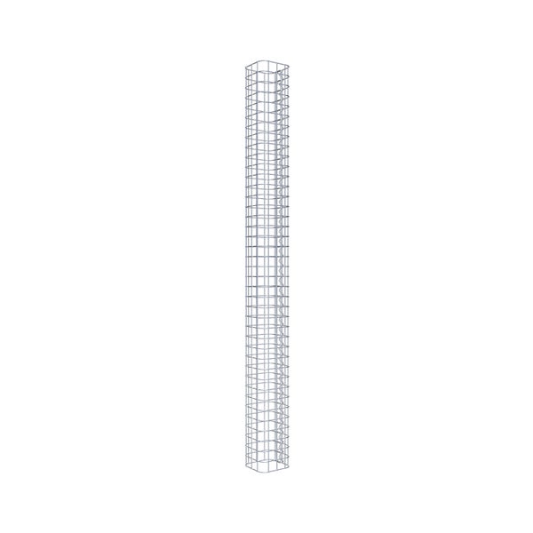 Gabionensäule 17 x 17 cm, MW 5 x 5 cm eckig - Höhe: 2,00 m