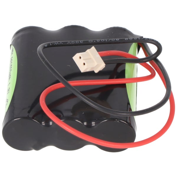 Kinderzimmer mit Schreibtisch, Stuhl, Spielzelt und gemusterter Tapete