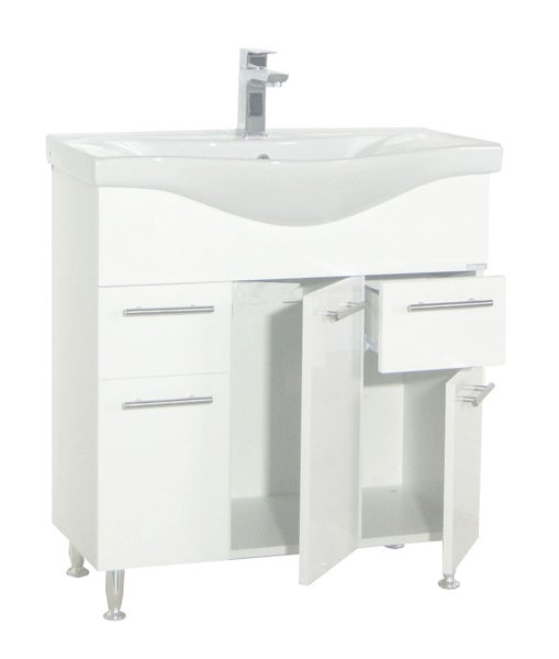 2-tlg. Waschplatz Waschtisch Schubladen Lisalo XL