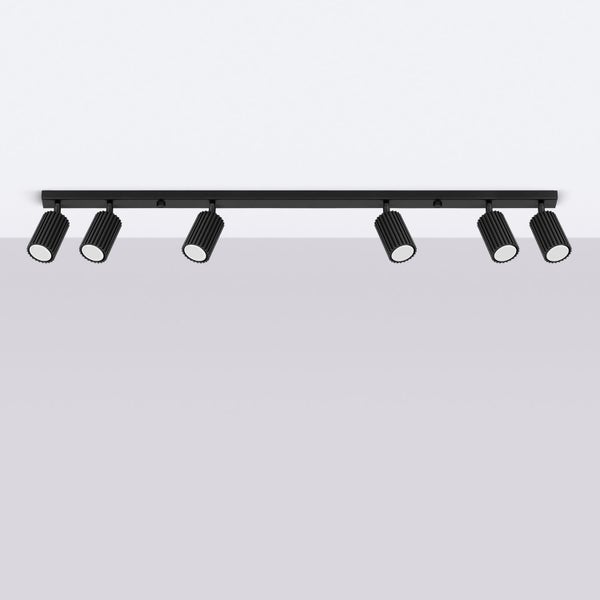 Deckenleuchte mit sechs Strahlern